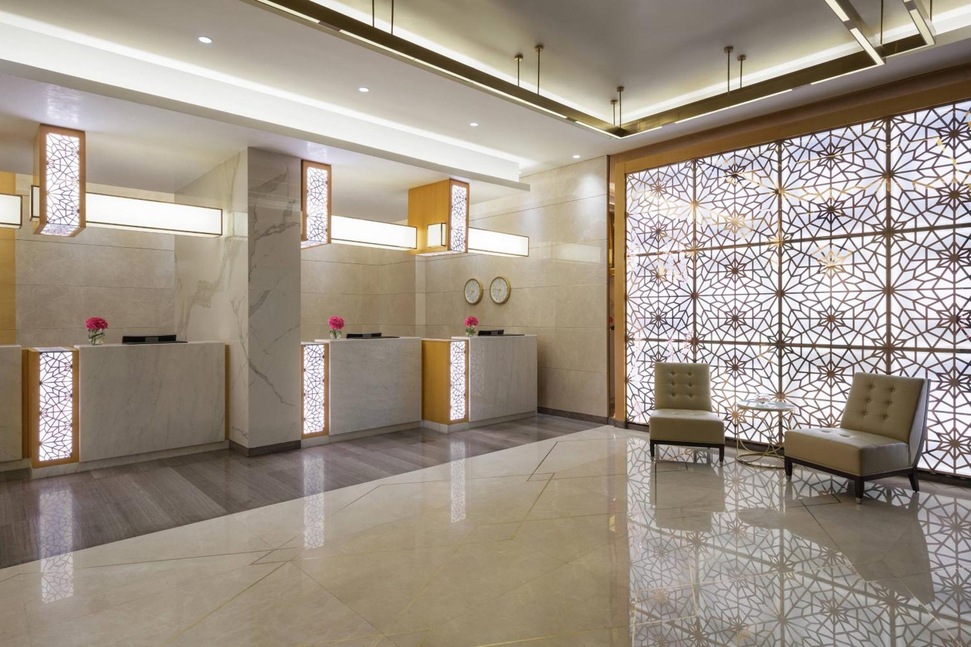 מכה Sheraton Makkah Jabal Al Kaaba Hotel מראה חיצוני תמונה The lobby of the hotel